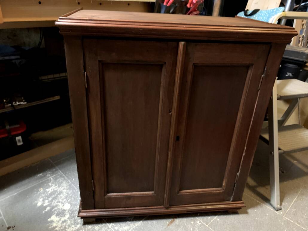 Restauratie antiek waskastje 05
