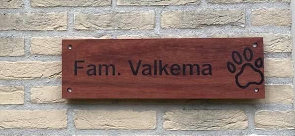 Naambord padoek 2