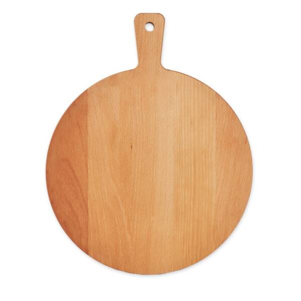 BB Ronde borrelplank met handvat